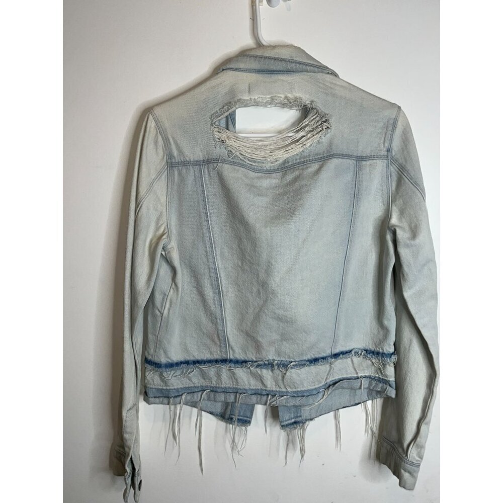 J Brand Deena Denim Jacket Light Wash Womens S - Picture 6 of 10